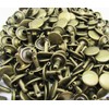 Amanteao Bronze Double Cap Rivets Plane Cap 6mm and Post