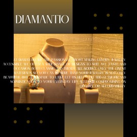 DIAMANTIO Small Gold Hoop Clip On Earrings for Women Comfortable Adjustable Non-Pierced Earrings with Invisible Clip - Trendy and Elegant Design for Casual and Formal Occasions - Perfect Jewelry Gift for All Ages Deluxe