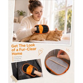 Pet Hair Removal Glove Electrostatic Magic Brush Gloves Pet Hair for Dogs