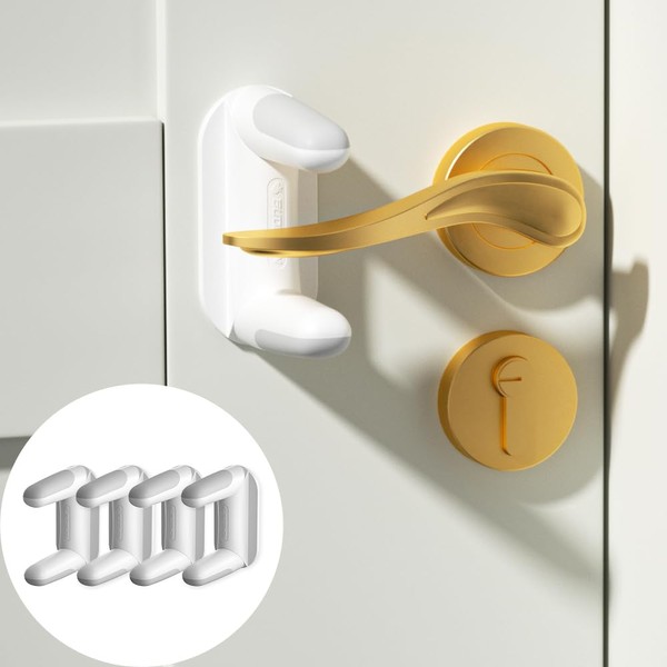 EUDEMON Updated Baby Safety Door Lever Lock, Door Handle Lock