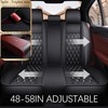 LOVJOYSE Crown Car Seat Covers Full Set, Premium Leather Waterproof