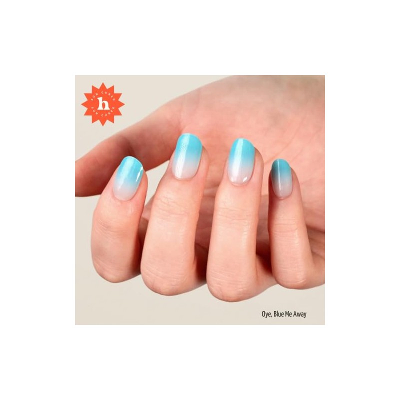 Heyhae Tiras de Gel Semicurado para Uñas - Hey, Blue