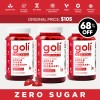 3 Bottles of Goli Zero Sugar World's First Apple Cider