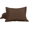 sourcing map Pillow Shams 2 Pack Soft Brushed Microfiber Envelope