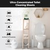 Lucent Globe Toilet Cleaning Sheets - Tough on Dirt &