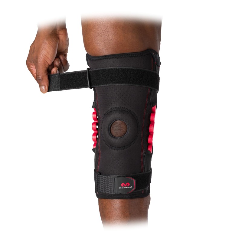 NRG Knee Brace w/Spring Hinge Black S
