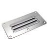 SeaLux Marine Horizontal 2-9/16" x 5" Stainless Steel Louvered Vent