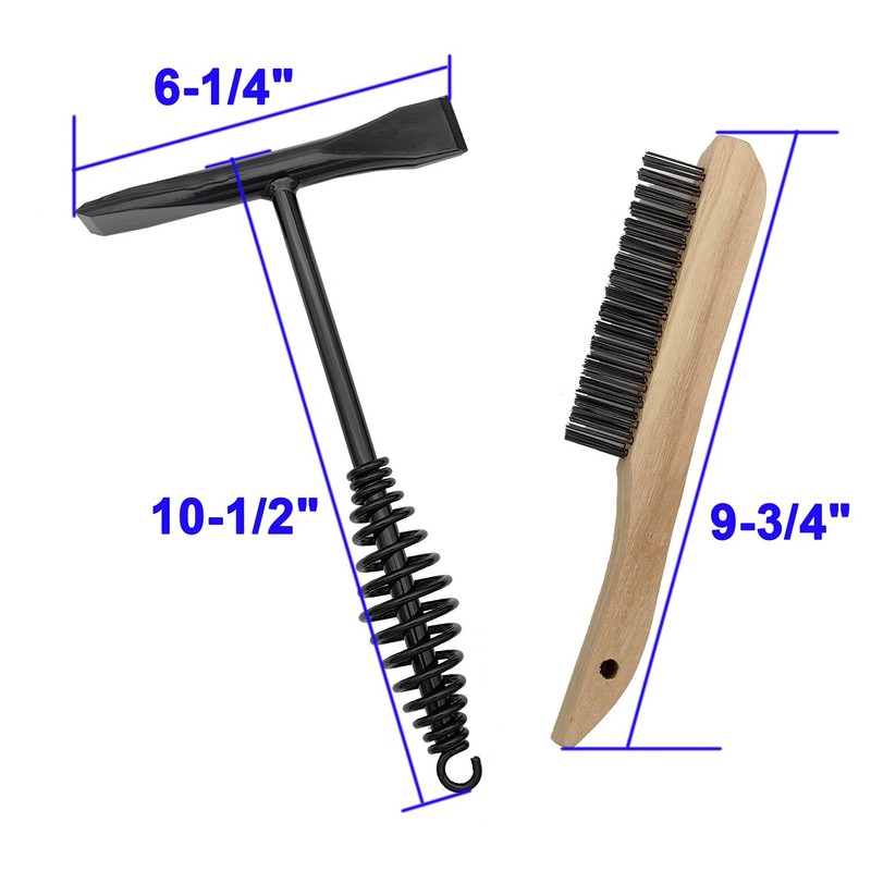 VASTOOLS Welding Chipping Hammer with Coil Spring Handle,10.5",Cross Chisel and