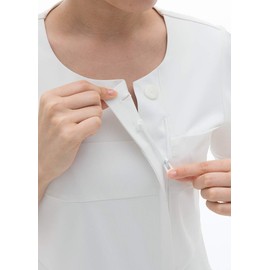 Nagayleben Medical Uniform One Piece Charcoal LH-6207(M)