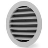 calimaero® WSGG 5" Inch Gray Round Metal Air Vent Grill