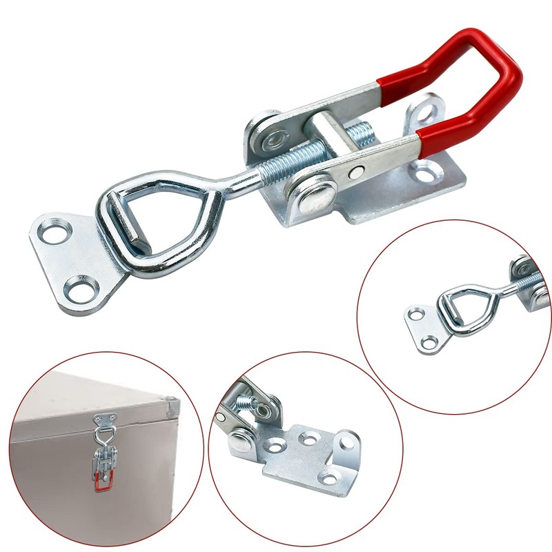 2 PCS Heavy Duty Toggle Clamp Latch 4002 Adjustable Latch