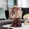 Resin Craftwork Craft Animal Sculptures Decorative Ornament Home Office DecorationLion