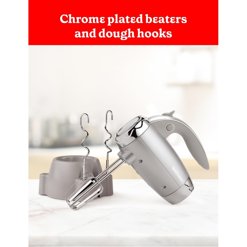 BETTY CROCKER Hand Blender 7 Speed, 250 Watt Electric Mixer