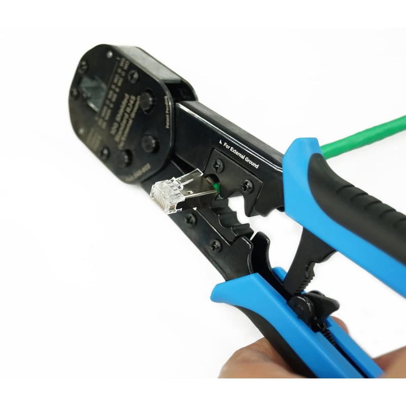 Simply45 Universal Standard RJ45 Crimp Tool l for Shielded External