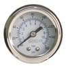 VIAIR 90084 White Face 1.5" 160 PSI Single Needle Gauge,