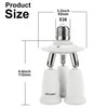 DiCUNO 3 in 1 E26 Light Socket Splitter Adapter, Standard