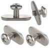 VTurboWay 4 Pcs 316 SS Kayak Rail/Track Screws, Track Nuts