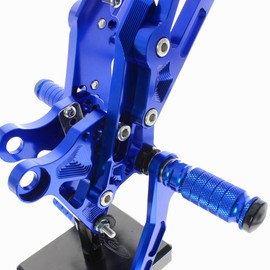 Krace Rearsets Fit For Honda Grom MSX 125 2012 2013 2014 2015 Foot Pegs Rear Set Footrests Brake Shift Pedals Fully Adjustable Foot Boards
