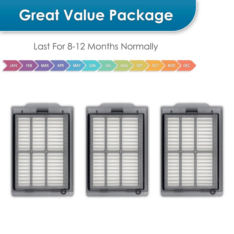 Roomba Plus 505 Combo Replacement HEPA Filter Compatible with iRobot