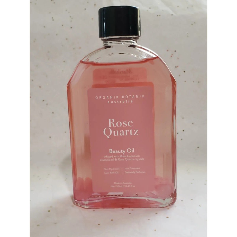 Organik Botanik Australia Rose Quartz Beauty Oil 8.45 fl New
