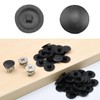 100 Pcs Black Screw Caps Phillips Screw Cap Anti Rust