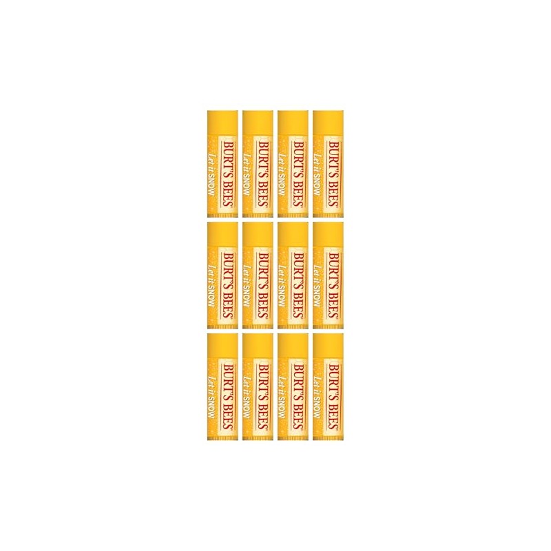 Burt's Bees Wintertime "Let Us Snow" Cera de abeja original