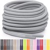 Miscly Round Shoelaces [1 Pair] 5/32″ Thick - For Shoes,