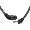 PATIKIL 2.23 Feet Combination Bicycle Lock, 4 Digit Steel Cable