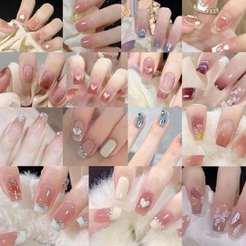 Nature's Farmer Self Nail Collection Nail Tips 24p Stick-on Nail Tips Artificial Nails Stick-on Pedicure Tips Pedicure Nail Tips - R-332 / 네이처스 파머 셀프 네일 컬렉션 네일팁 24p 붙이는네일팁 인조손톱 붙이는페디팁 페디네일팁 - R-332