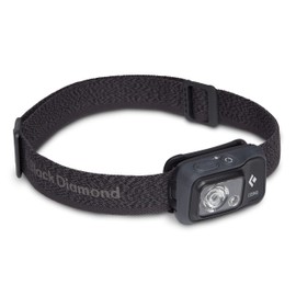 BLACK DIAMOND Cosmo 350 LED Headlamp (Graphite) - Waterproof and Dimmable Battery Powered Headlamp for Camping, Hiking, Running, with Red Light Headlamp Mode