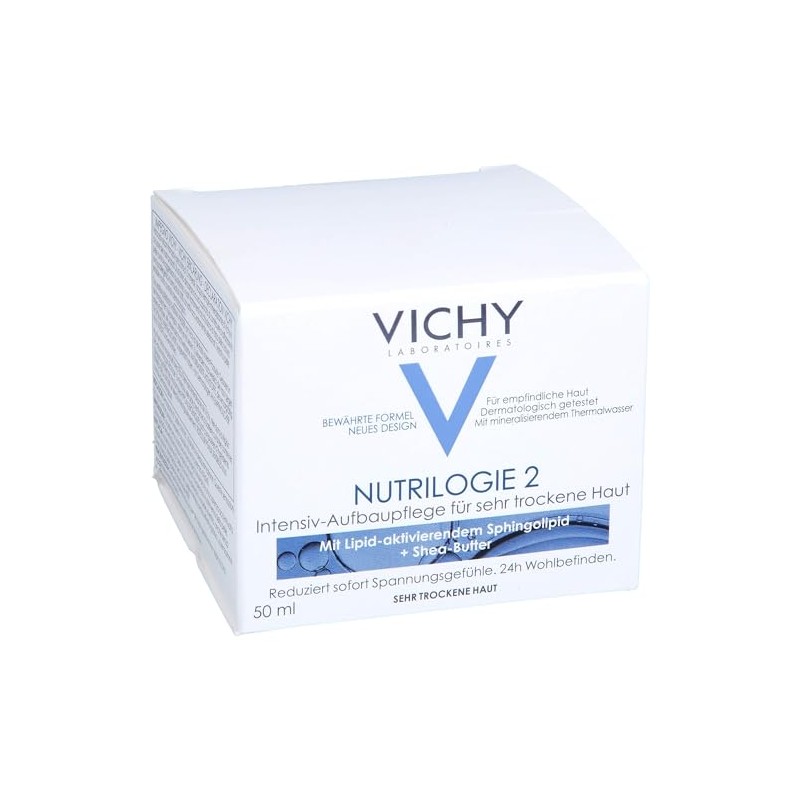 Vichy Nutrilogie 2 Crema Hidratante Intensamente para Pieles Muy Secas,