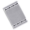 Cackleberry Home Cat Faces Windowpane Check Cotton Terrycloth Kitchen Towels,