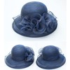 Organza Church Fascinator Wedding Tea Party Derby Hats for Women