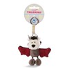 Nici 47550 7 cm Talisminis, Bat Cuddly Toy Pendant with
