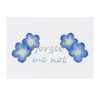'Forget Me Not' Temporary Tattoo - Water Resistant, Skin-Safe, Non-Toxic