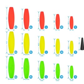 Narcissus Fishing Bobbers Floats for Catfish, Vibrant Hard Foam Fishing Peg Floats,Strong Buoyancy for Fishing Freshwater Saltwater,Perfect for Santee Catfish Rig