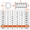 25 PCS Threaded Inserts M8 (8MM) X 25MM Threaded Inserts