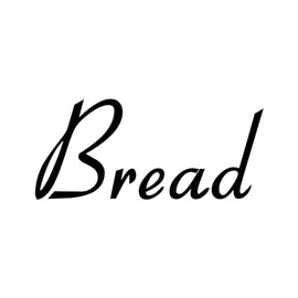 Bread 3.5w x 1.5h Label | Kitchen Organization | Die Cut Vinyl Decal | Black Retro Font (Sticker Only)