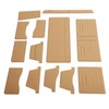 13 Pcs Leather Wallet Template Transparent Clear Acrylic Leather Template