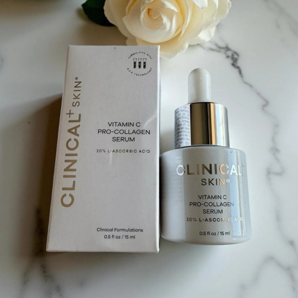 Clinical + Vitamin C Pro-Collagen Serum 20% L-Ascorbic Acid 0.5