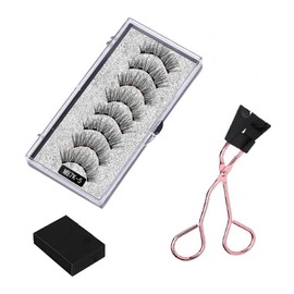 Augous Magnetic Eyelashes with Applicator, Reusable Dual Magnetic Lashes Kit, No Glue or Liner Needed, Easy to Wear, 3D Effect
