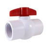 PVC COMPACT BALL VALVE 1-1/2" - Threaded - Sanipro
