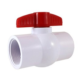 PVC COMPACT BALL VALVE 1-1/2" - Threaded - Sanipro