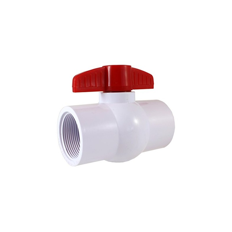 PVC COMPACT BALL VALVE 1-1/2" - Threaded - Sanipro