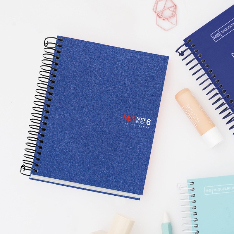 Miquelrius - The Original A6 Notebook 6 Coloured Stripes Opaque