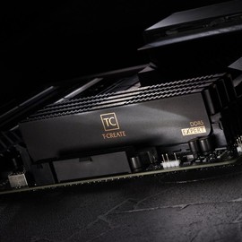 TEAMGROUP T-Create Expert Overclocking 10L DDR5 48GB Kit (2 x 24GB) 6400MHz (PC5-51200) CL32 M-DIE Desktop Memory Module Ram White - CTCWD548G6400HC32ADC01