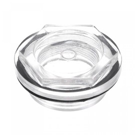 uxcell Air Compressor Oil Level Gauge Sight Glass M36x1.5mm Male Threaded Glass Liquid Indicator Sight Window