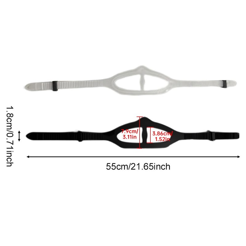 Pilarmuture 2pcs Replacement Mask Strap, Silicone Dive Mask Strap Replacement