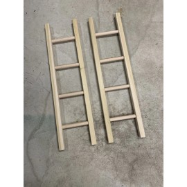 New Poplar Pedal Car Fire Truck Wood Ladders