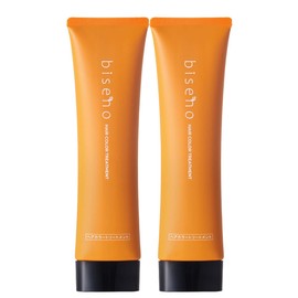 biseno Hair Color Treatment for Gray Hair, Ash Brown, 5.3 oz (150 g) x 2 (Approx. 2 Months Supply), Diamine Free, Women's, Men's, Floral Scent, Plant-Derived